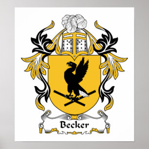 Póster Becker Family Crest