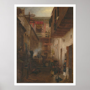 Póster Beco Chinatown, Sing Yuen Washing & Ironing(1228)