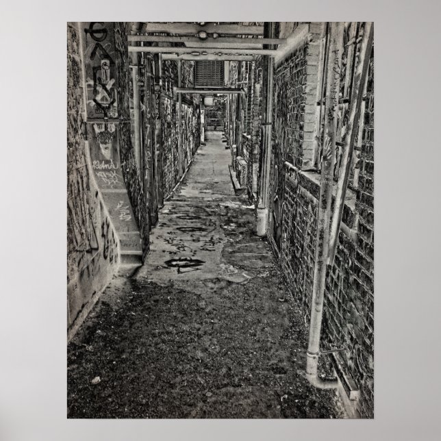Póster Beco grafite (Frente)