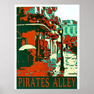 Póster Beco Pirates