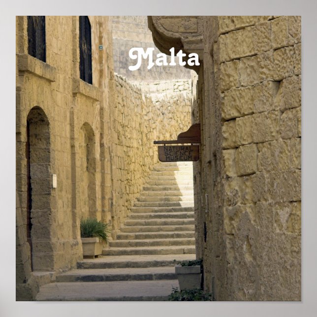 Póster Becos de Malta (Frente)