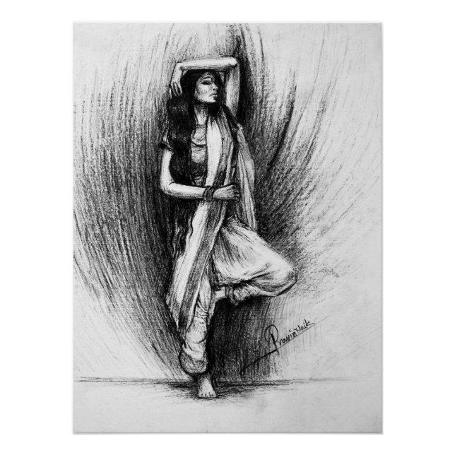Póster Bedhunda - pintura figurativa (Frente)