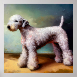Poster Bedlington Terrier Dog