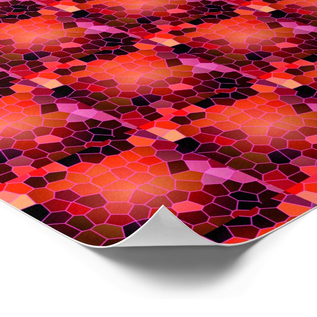 Poster Bee Hive Red (Borda)