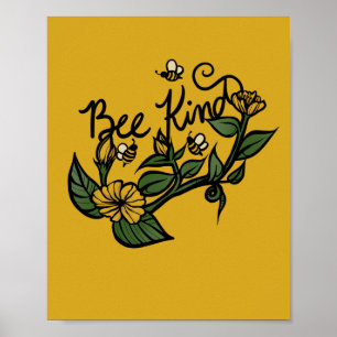 Poster Bee Kind