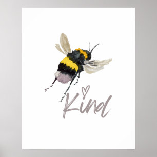 Poster Bee Kind