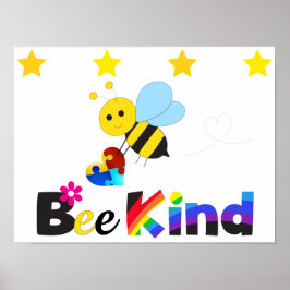 Poster Bee Kind