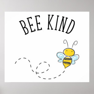Poster Bee Kind