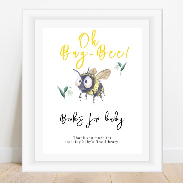 Poster Bee - Livros para bebês (Criador carregado)