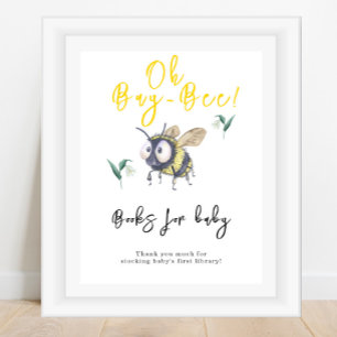 Poster Bee - Livros para bebês