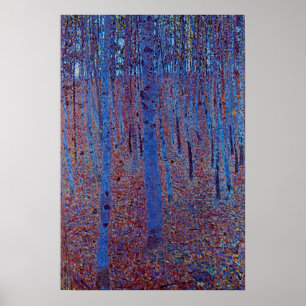 Póster Beech Forest por Gustav Klimt