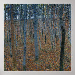 Poster Beech Grove I — Gustav Klimt (1902)