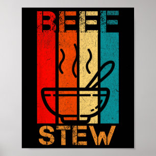 Poster Beef Stew Lover Family Janta o Natal de Ação de Gr