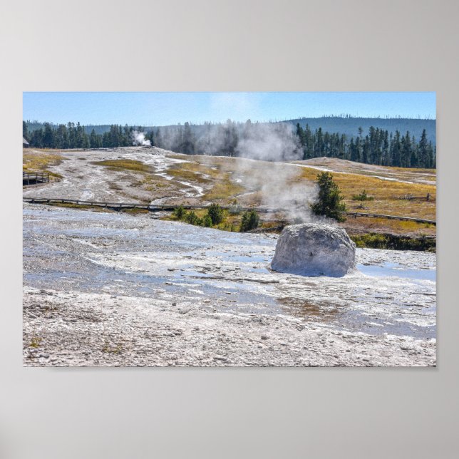 Poster Beehive Geyser, Parque Nacional Yellowstone (Frente)