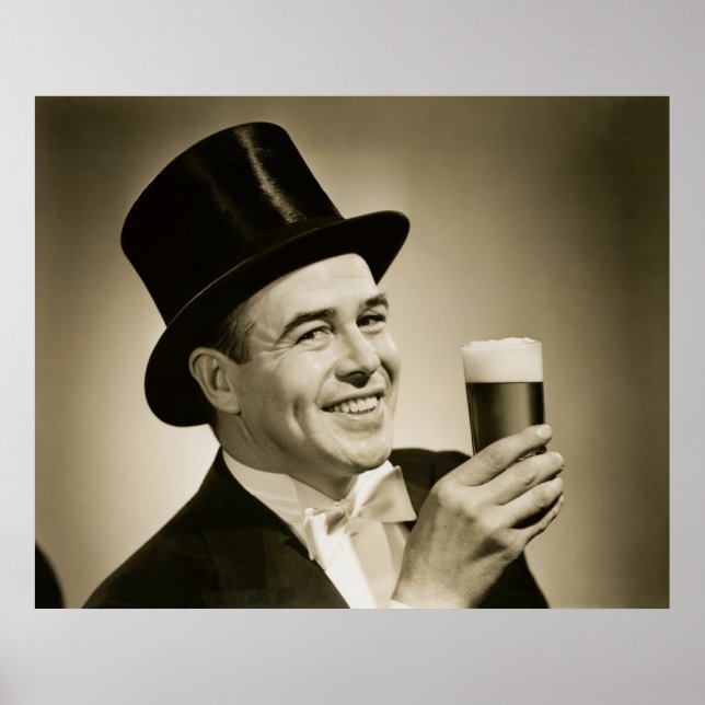 Póster Beer Drinker 1929 (Frente)