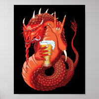Beer Drinking Dragon