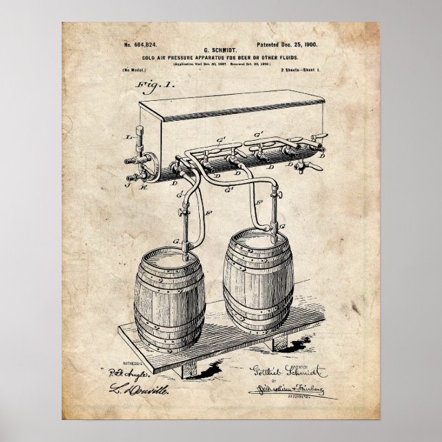 Poster Beer Patent (Frente)