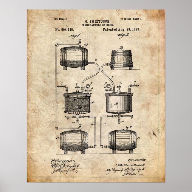 Poster Beer Patent (Frente)