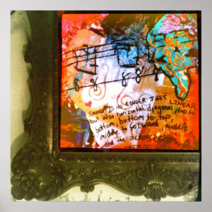 Póster Beethoven Framed