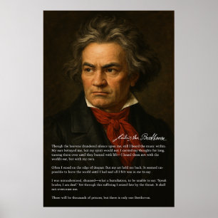 Poster Beethoven - Retrato do Gênio e Resolução