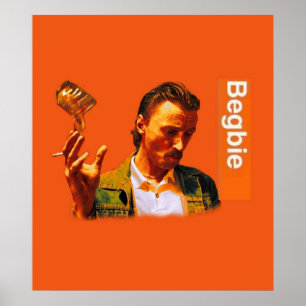 Poster Begbie joga Vidro da Cena de Cerveja de Trainspott