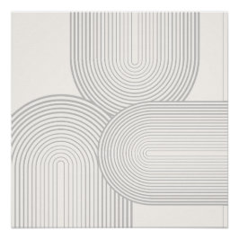 Póster bege - Forma Simétrica do Arco-Íris Simétrica Bran