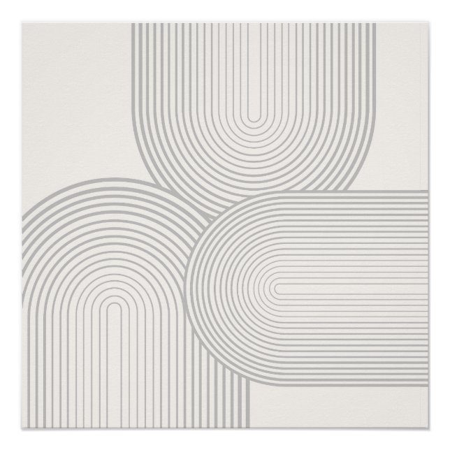 Póster bege - Forma Simétrica do Arco-Íris Simétrica Bran (Frente)