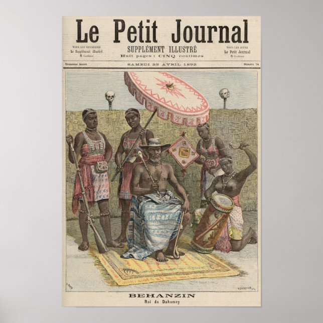 Póster Behanzin King of Dahomey (Frente)