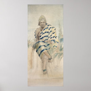 Poster Behanzin o último rei de Dahomey