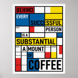 Poster behind every successful person