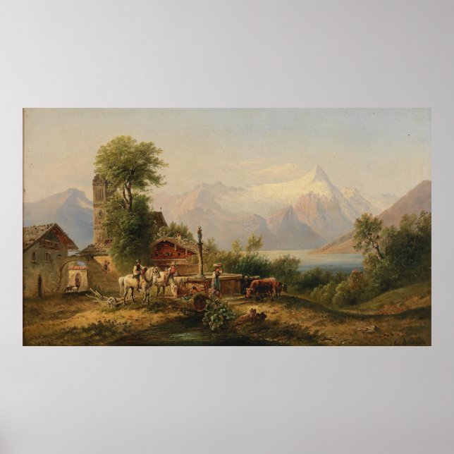 Poster Bei Zell am See - Emil Barbarini (Frente)