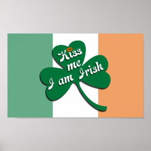 Poster Beija-me Eu sou Irlandês