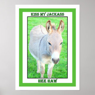 PÓSTER BEIJA MEU JACKASS, HEE HAW