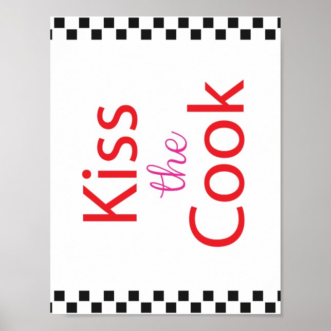Poster Beija O Cook (Frente)