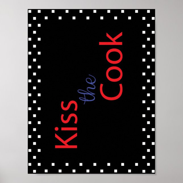 Poster Beija O Cook (Frente)