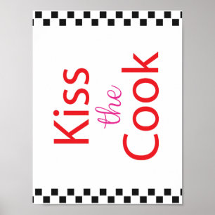 Poster Beija O Cozinheiro