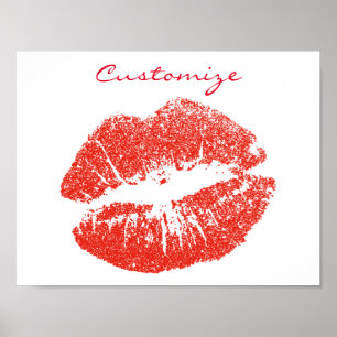 Poster Beijar lábios Vermelhos Thunder_Cove
