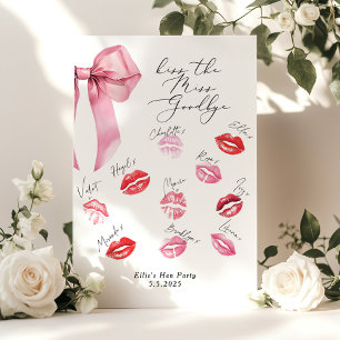 Poster Beije a festa da Miss Arco Rosa Tão Rosa