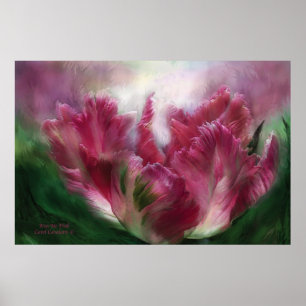 Póster Beije-me poster/impressão cor-de-rosa da arte