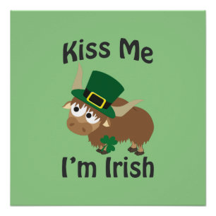 Póster Beije-me que eu sou iaque irlandês