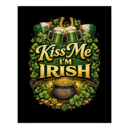 Póster Beije Me, Sou Irlandês