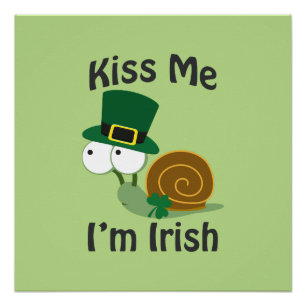 Póster Beije-me, sou irlandês
