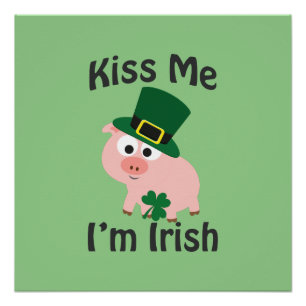 Póster Beije-me, sou o Porco Irlandês