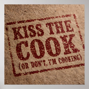 Poster Beije O Cozinheiro