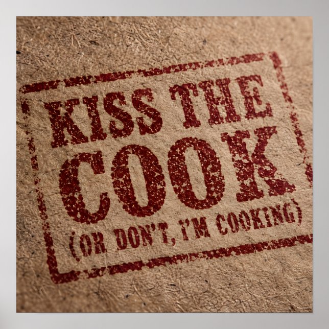 Poster Beije O Cozinheiro (Frente)