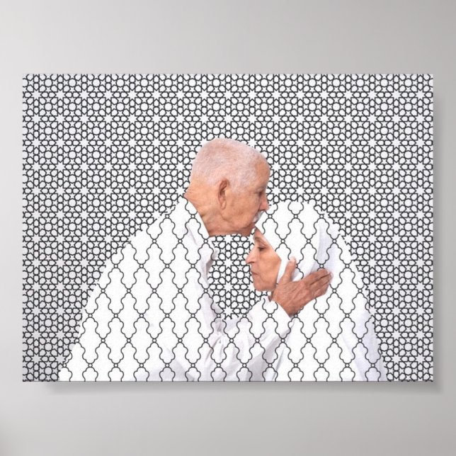 Poster Beijo árabe (Frente)