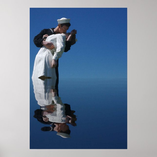 Poster Beijo da Segunda Guerra Mundial (Frente)