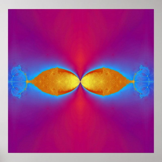 Poster Beijo de Peixe Dourado (Frente)