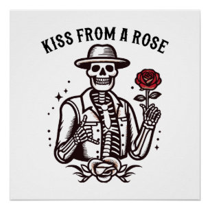 Póster Beijo de uma Rosa