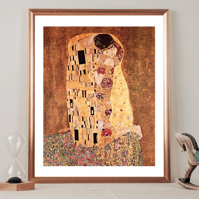 Póster Beijo Gustav Klimt de Belas Artes (Criador carregado)